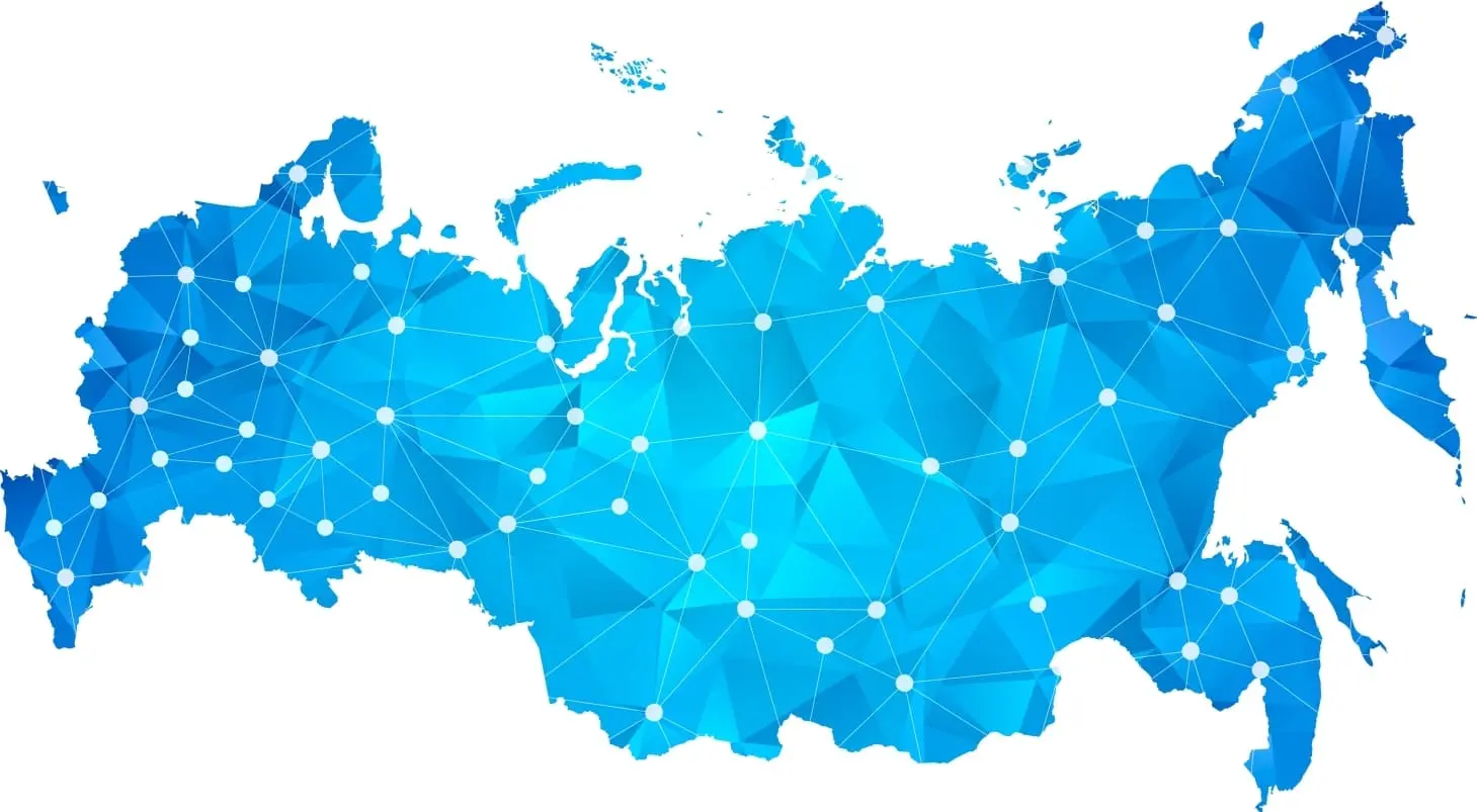 Карта России — география проектов iamBTL